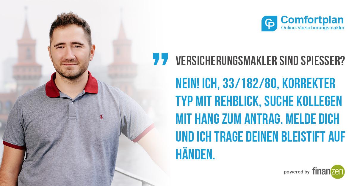 Portraitaufnahmen: HR Social Media Kampagne für Finanzen.de
